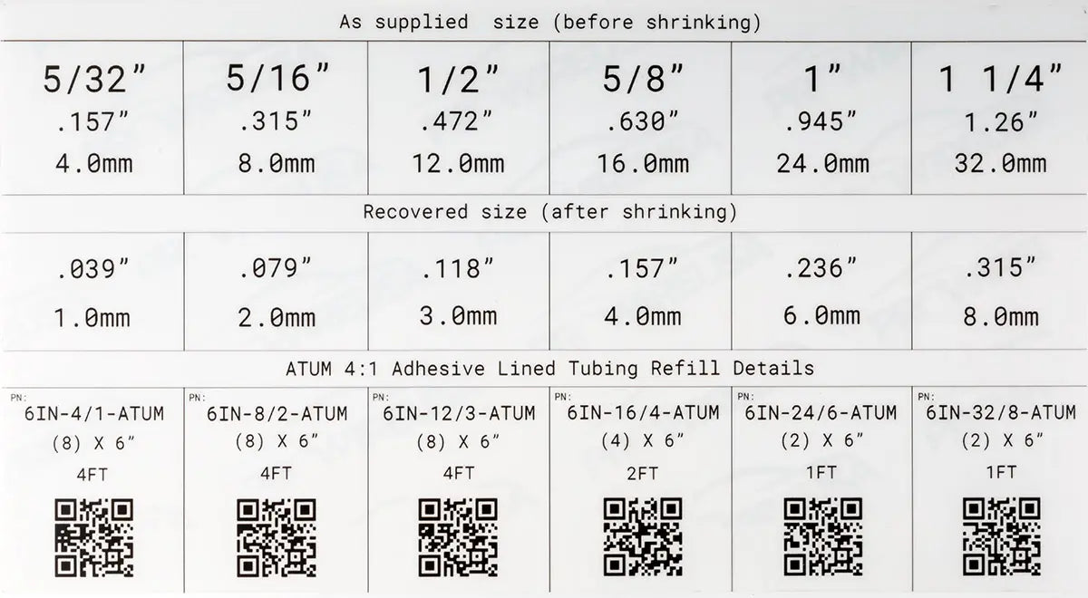 ATUM 4/1 TUBING KIT 32 PCS