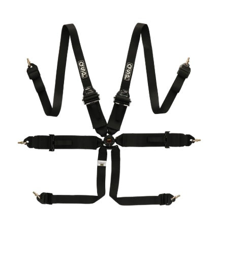 QSP 6 Point Belt 3" HANS FIA Sérpöntun