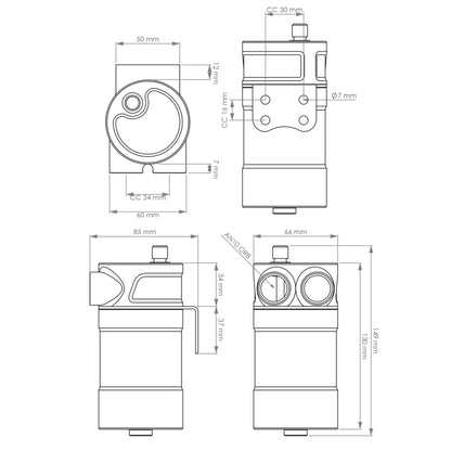 Universal Catch Can 0.25 liter