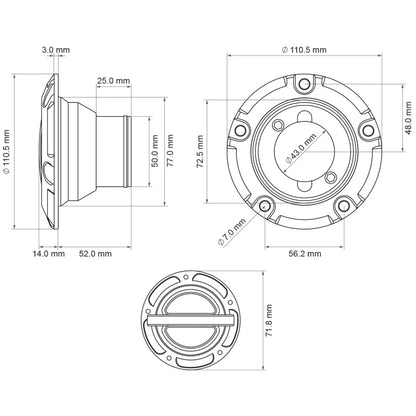 Remote quick lock filler cap