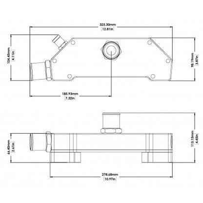 Davies Craig GM LS3, LS6, SBC, LSX Water Pump Delete adapter kit