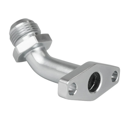 Oil return flang - AN12 long 45° Steel