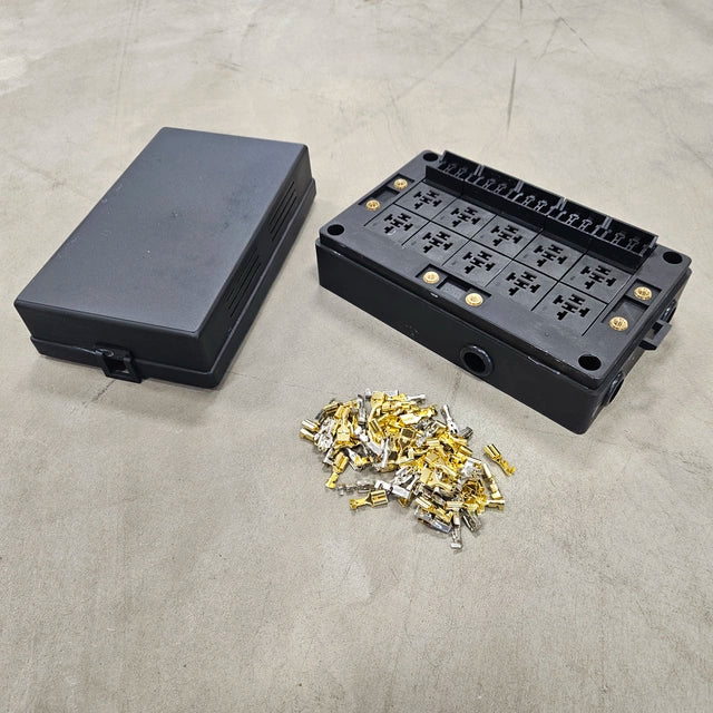 Hurricane Relay and fuse panel RB10 (Bottom mount)