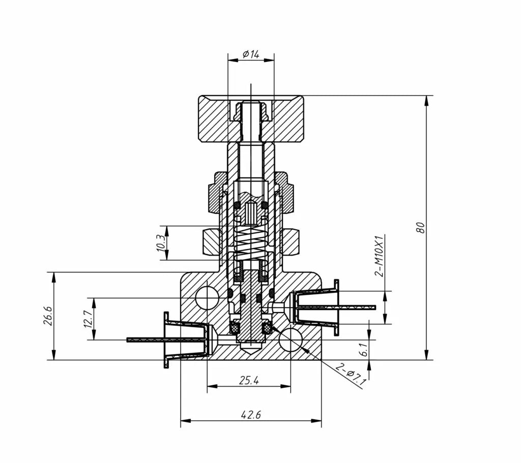 Brake Bias Proportioning Valve (Screw Type)