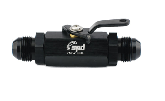Shut-off valve AN10 black