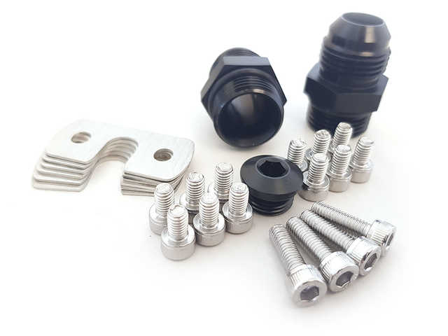 SPD fuel rail Toyota Supra 2JZ black
