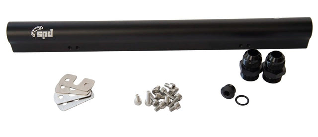 SPD fuel rail Toyota Supra 2JZ black