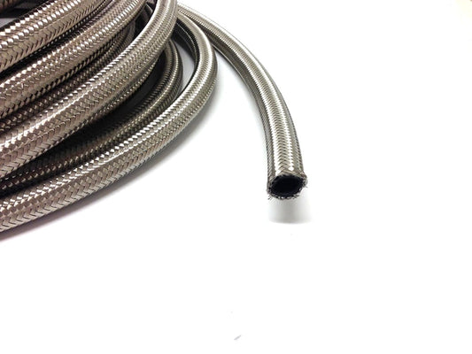 AN8 steel braided hose